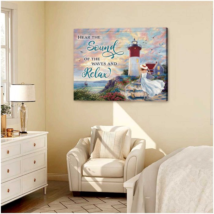 Hear The Soul Of The Waves And Relax Turtles Canvas Prints Wall Art Decor