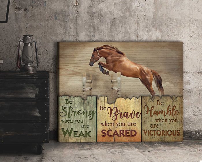 Horse Be Humble When You Are Victorious Canvas Prints Wall Art Decor