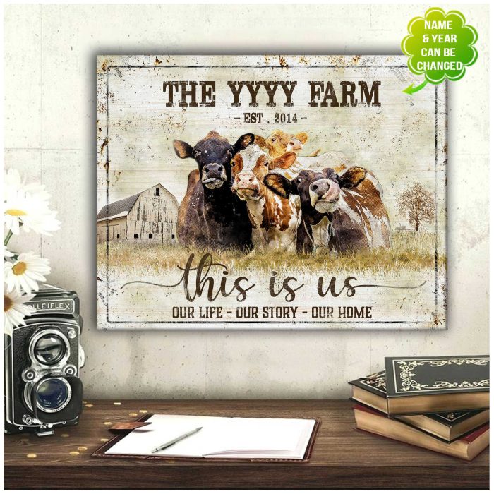 This Is Us Cows Canvas Prints Wall Art Decor