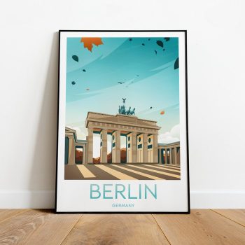 Berlin Travel Canvas Poster Print - Germany