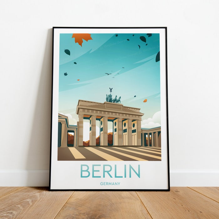 Berlin Travel Canvas Poster Print - Germany