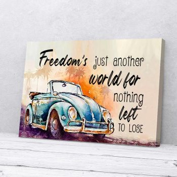 Freedom Hippie Canvas Poster Prints Wall Art Decor