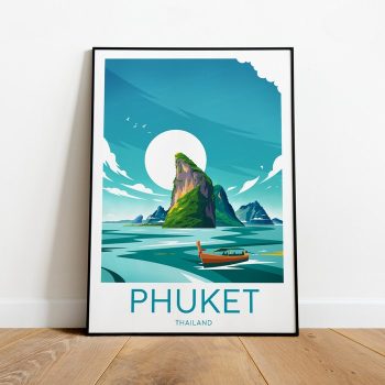 Phuket Travel Canvas Poster Print - Thailand Phuket Poster Travel Poster Thailand Poster