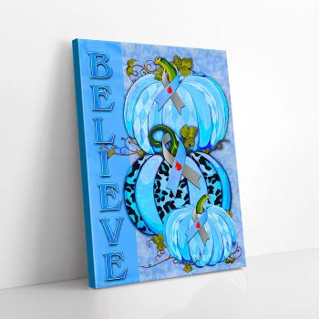 Pumpkin Diabetes Canvas Poster Prints Wall Art Decor