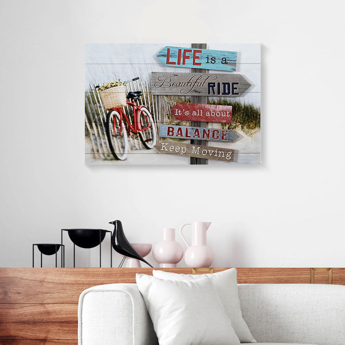 Red-Bicycle-Riding-Canvas-Poster-Prints-Wall-Art-Decor-1