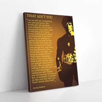 Rocky Balboa Movie Boxing Canvas Poster Prints Wall Art Decor