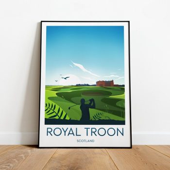 Royal Troon Golf Club Print - Scotland Royal Troon Poster Royal Troon Print