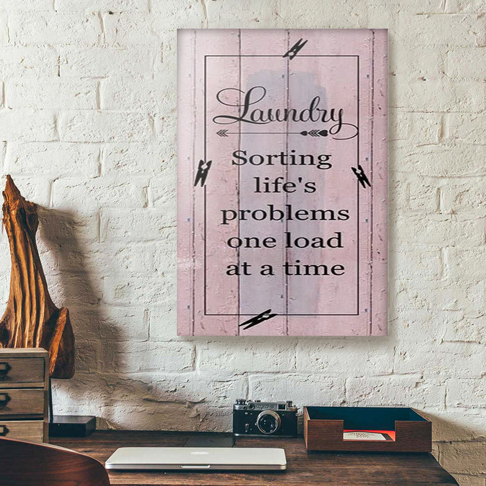 Sorting-Lifes-Problem-One-Load-At-A-Time-Laundry-Canvas-Poster-Prints-Wall-Art-Decor-1