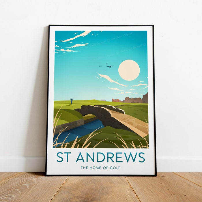 St Andrews Golf Club Print - Scotland