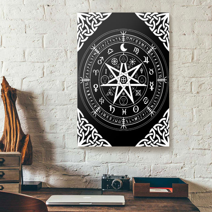 Symbol-Of-Protection-Witch-Wicca-Canvas-Poster-Prints-Wall-Art-Decor-1