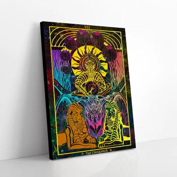 The Conqueror Arcana Tarot Canvas Poster Prints Wall Art Decor