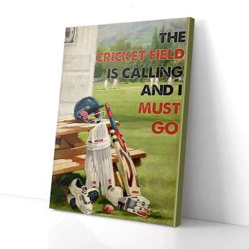 The Cricket Field Canvas Poster Prints Wall Art Decor