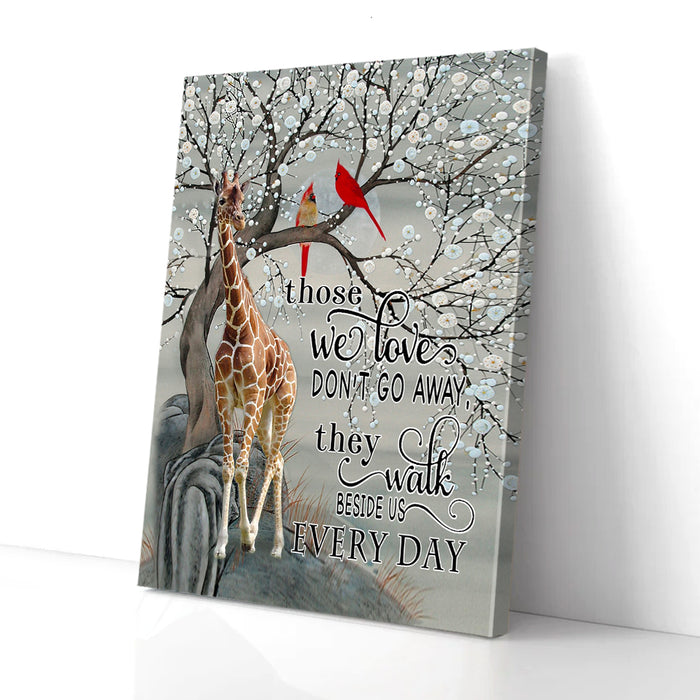 Those-We-Love-Dont-Go-Away-Giraffe-Canvas-Poster-Prints-Wall-Art-Decor-1