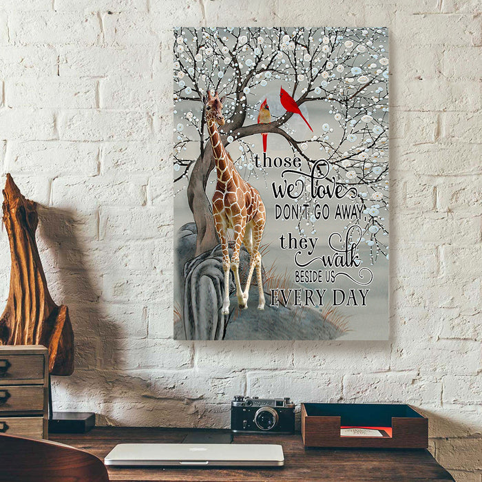 Those-We-Love-Dont-Go-Away-Giraffe-Canvas-Poster-Prints-Wall-Art-Decor Those We Love Don't Go Away Giraffe Canvas Poster Prints Wall Art Decor