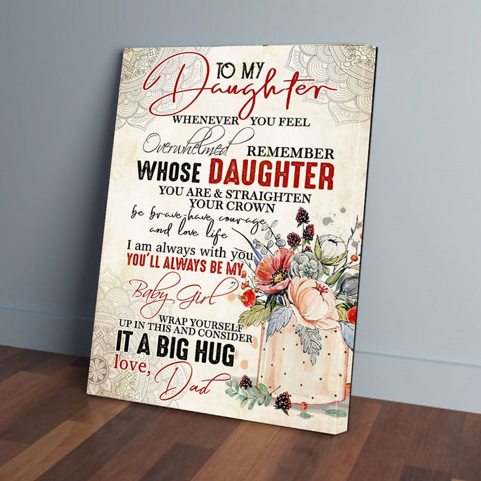 To-My-Daughter-Dad-Mandala-Canvas-Poster-Prints-Wall-Art-Decor To My Daughter Dad Mandala Canvas Poster Prints Wall Art Decor