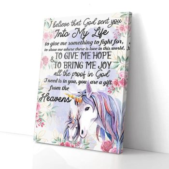 Unicorn Canvas Poster Prints Wall Art Decor