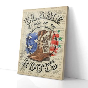 Vintage Country Girl Canvas Poster Prints Wall Art Decor