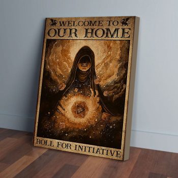 Welcome To Witch Home Canvas Poster Prints Wall Art Decor