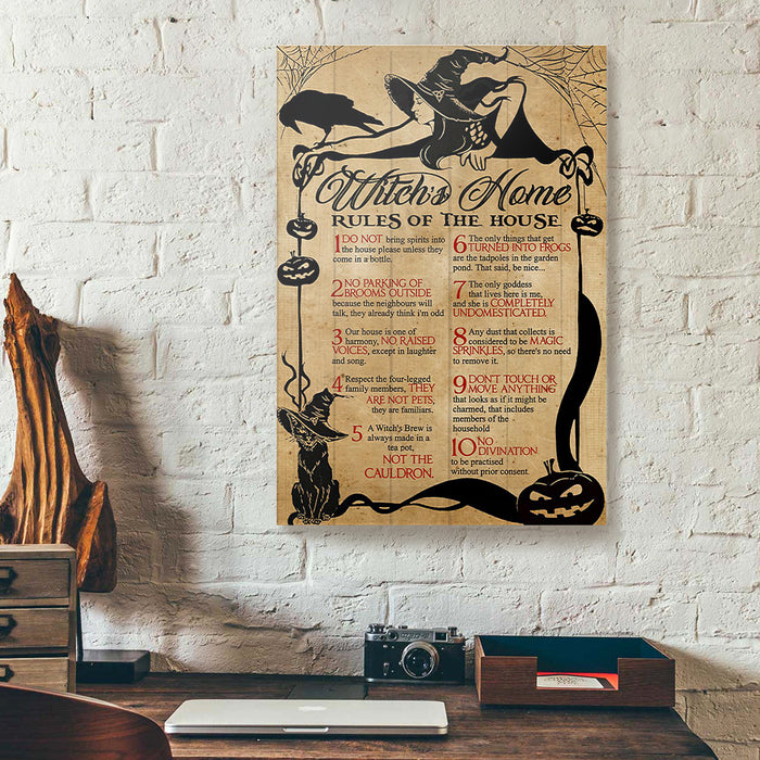 Witchs-Home-Canvas-Poster-Prints-Wall-Art-Decor-1