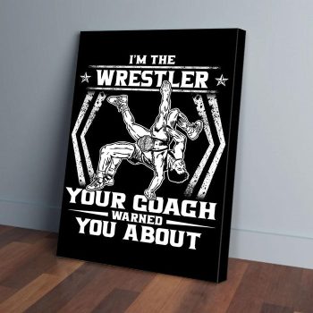 Wrestler Proud Canvas Poster Prints Wall Art Decor