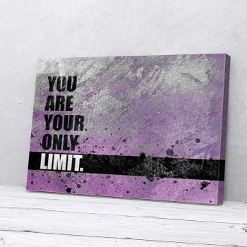 You Are Your Only Limit Canvas Poster Prints Wall Art Decor