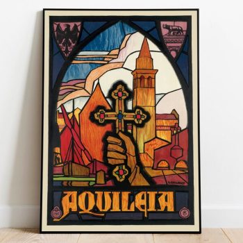 Aquileia Poster Vintage Framed Prints Poster Vintage Hanger Framed Print Wall Art Canvas Print Gallery Wall Prints Prints Wall Art