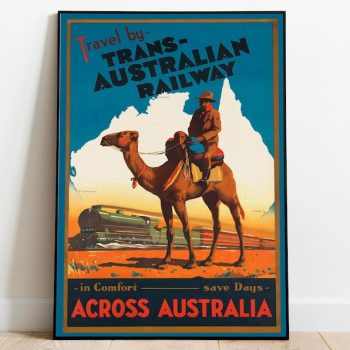 Australia Gallery Wall Prints Canvas Print Wall Art Australia Vintage Travel Posters Framed Prints Poster Art