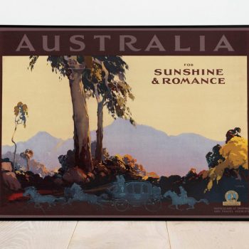 Australia Vintage Travel Poster s Canvas Print Wall Art Prints Wall Art Hanger Framed Print Poster Art