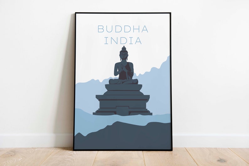 Buddha-India-Art-Print-for-Wall-Decor-Print-on-Canvas-or-Framed-Travel-Wall-Art-Print-Wall-Decor Buddha