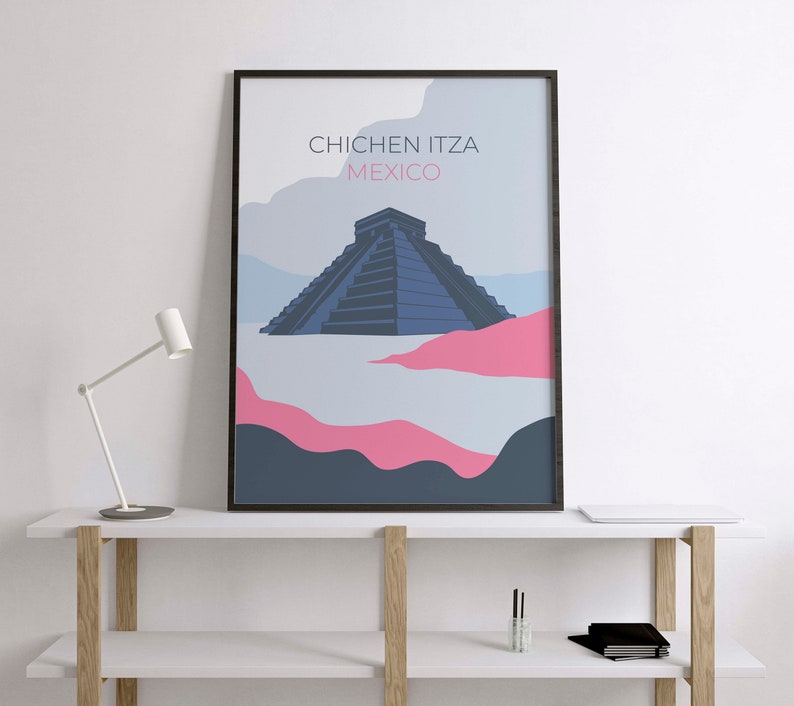 Chichen-Itza-Mexico-Art-Print-for-Wall-Decor-Print-on-Canvas-or-Framed-Travel-Wall-Art-Print-Wall-Decor-1 Mexico Art Print for Wall Decor Print on Canvas or Framed Travel Wall Art Print Wall Decor