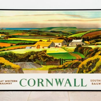 Cornwall Vintage Travel Poster s Canvas Print Wall Art Poster Art Hanger Framed Print Gallery Art Prints Wall Decor