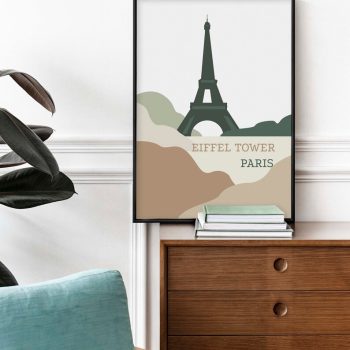 Paris Art Print for Wall Decor Print on Canvas or Framed Travel Wall Art Print Wall Decor