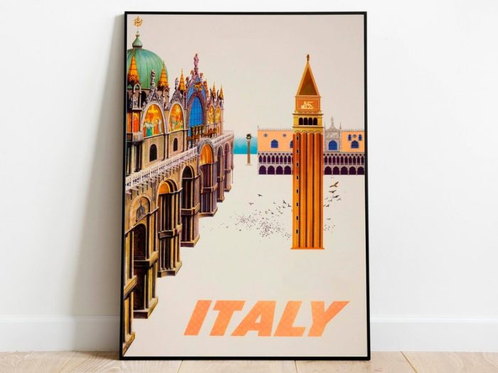 Italy Travel Poster s Italy Wall Poster Canvas Print Wall Decor Wall Prints Vintage Art Prints