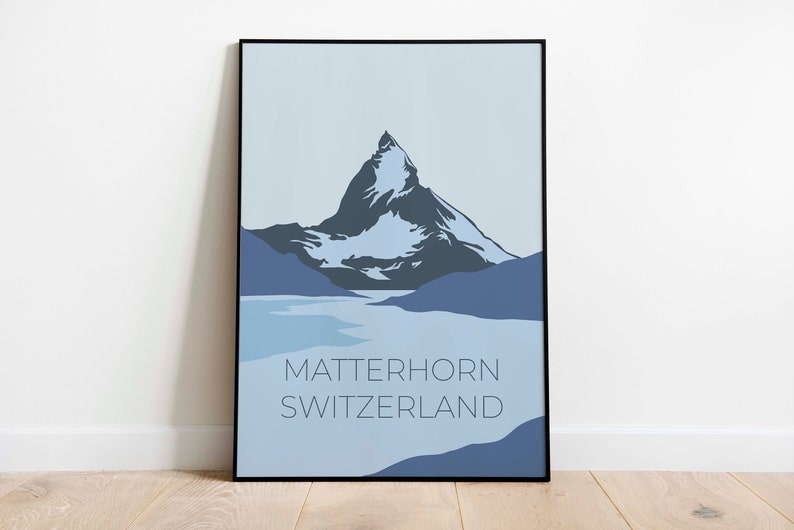Matterhorn-Switzerland-Art-Print-for-Wall-Decor-Print-on-Canvas-or-Framed-Travel-Wall-Art-Print-Wall-Decor Matterhorn