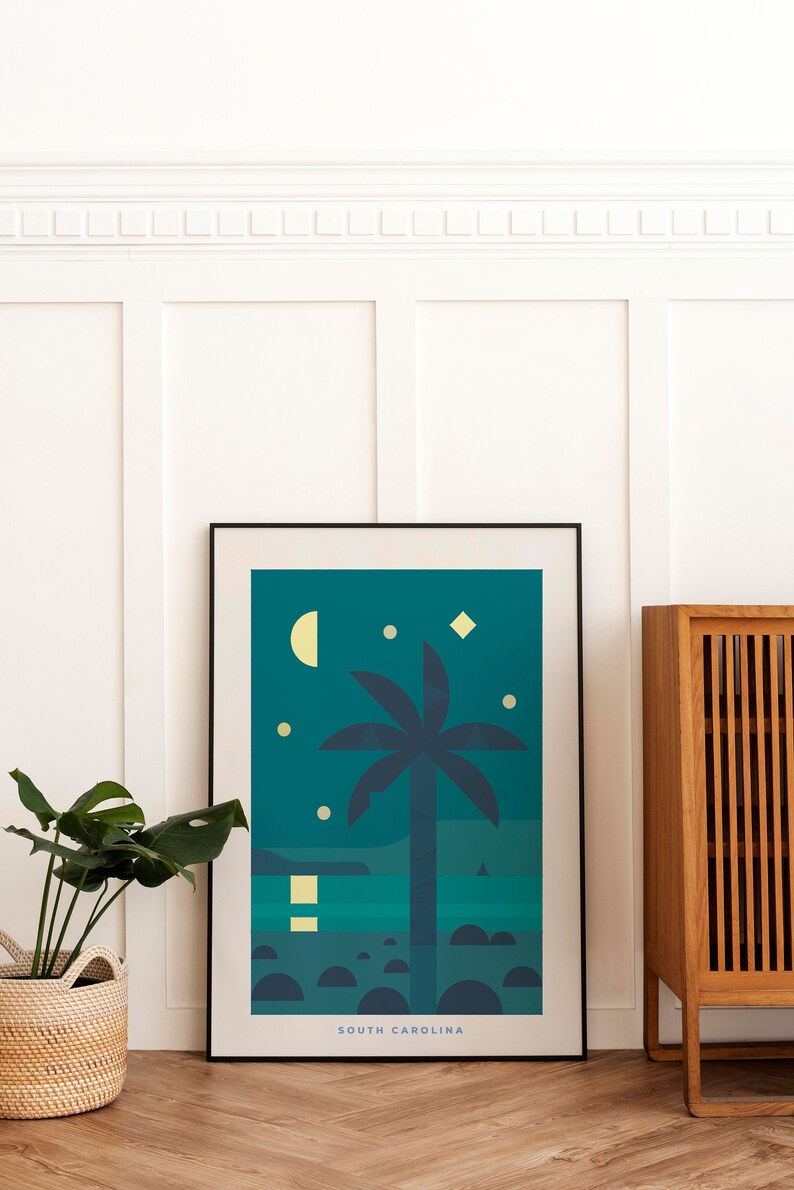 Minimalist-South-Carolina-Travel-Art-Canvas-Wall-Decor-Print-Wall-Decor-South-Carolina-Wall-Art-1