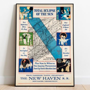 New England Gallery Wall Prints Canvas Print Wall Art USA Vintage Travel Posters Framed Prints Poster Art