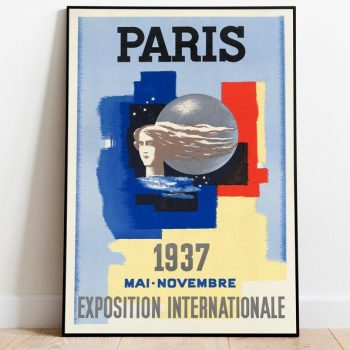 Paris Poster Vintage Framed Art Paris Vintage Travel Poster Canvas Print Wall Art Wall Prints Poster Art Wall Art Decor