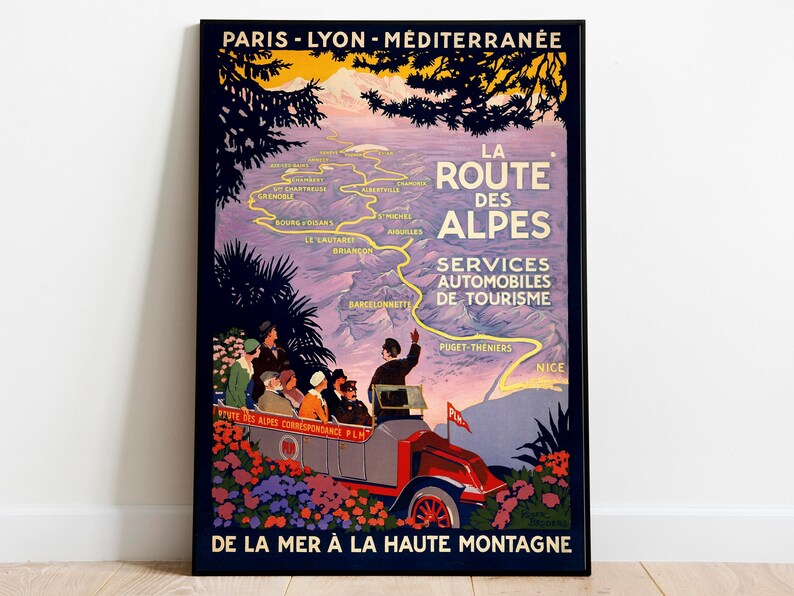 Road-to-Alps-Wall-Art-Print-Vintage-Poster-Art-Alps-Travel-Print-Canvas-Print-Wall-Art Road to Alps Wall Art Print Vintage Poster Art Alps Travel Print Canvas Print Wall Art