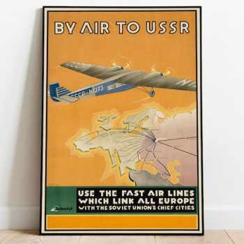 Soviet Russia Gallery Wall Prints Canvas Print Wall Art USSR Vintage Travel Posters Framed Prints Poster Art