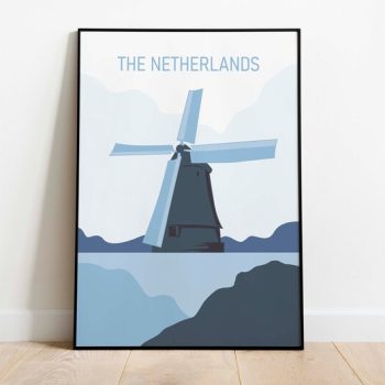 The Netherlands Art Print for Wall Decor Print on Canvas or Framed Travel Wall Art Print Wall Decor