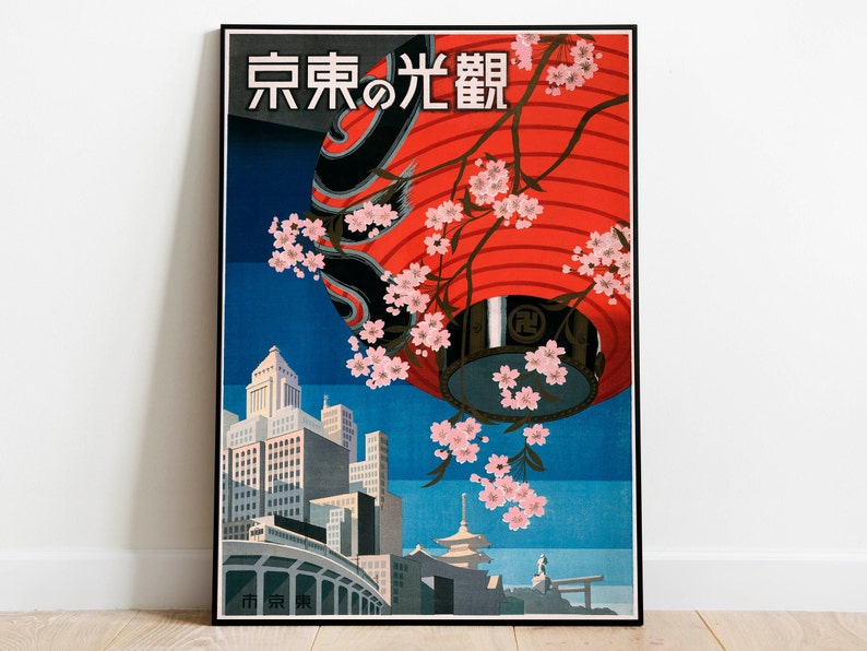 Tokyo-Vintage-Travel-Poster-s-Canvas-Print-Wall-Decor-Hanger-Framed-Print-Wall-Prints-Poster-Art Tokyo Vintage Travel Poster s Canvas Print Wall Decor Hanger Framed Print Wall Prints Poster Art