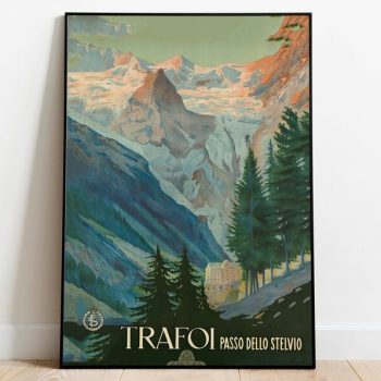 Trafoi Gallery Wall Prints Canvas Print Wall Art Stilfs Vintage Travel Posters Framed Prints Poster Art