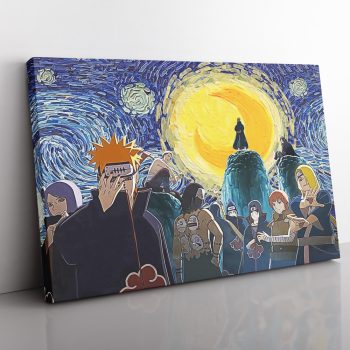 Akatsuki Ultimate Ninja Storm Naruto Starry Night Canvas Poster Print Wall Art Decor
