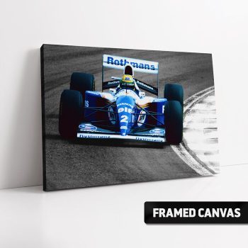Ayrton Senna Canvas Print Williams Renault 1994 F1 World Championship Poster Print