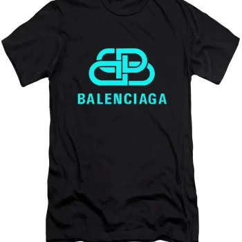 Balenciaga Cian Logo Black Luxury Brand Unisex T-Shirt Kid T-Shirt LTS010