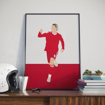 Fernando Torres Liverpool Football Canvas Poster Print Wall Art Decor