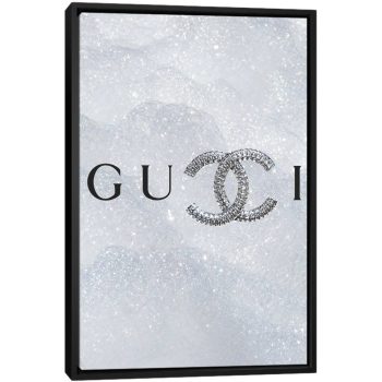 Gucci Chanel Logo - Black Framed Canvas