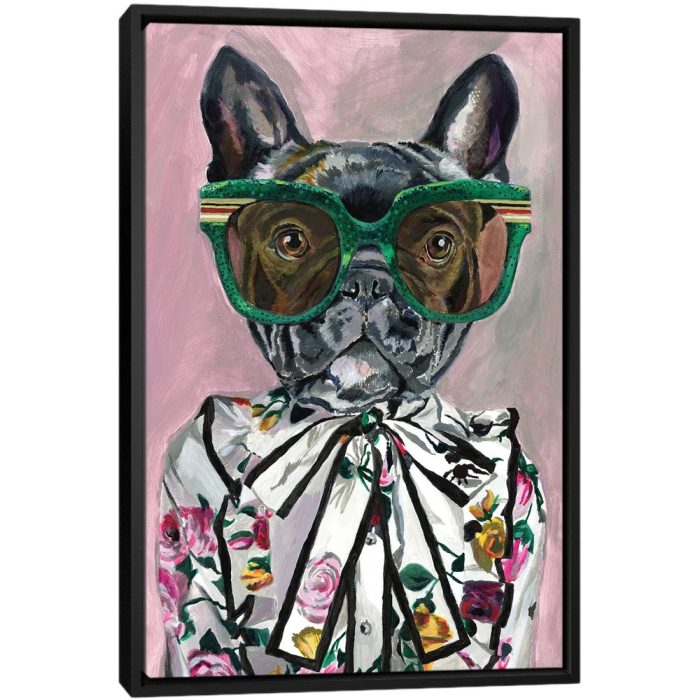 Gucci Frenchie - Black Framed Canvas