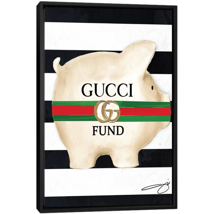 Gucci Fund - Black Framed Canvas