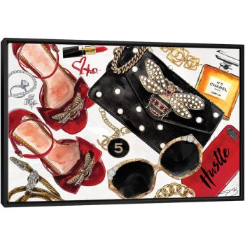 Gucci Hustle - Black Framed Canvas